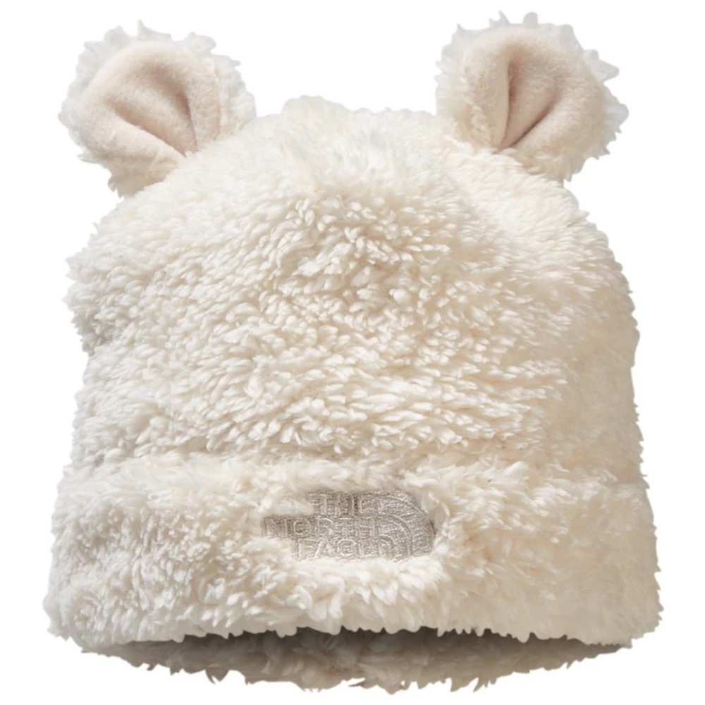 The North Face Baby Bear Fleece Hat Beanie 6-24 months Vintage White Cream